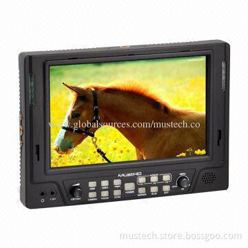 7-inch 1,080P 16:9 SDI Broadcast Monitor with HDM and YPbPr Input Focus Assist Freeze